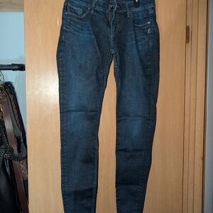 Women's Dark Blue Jeans